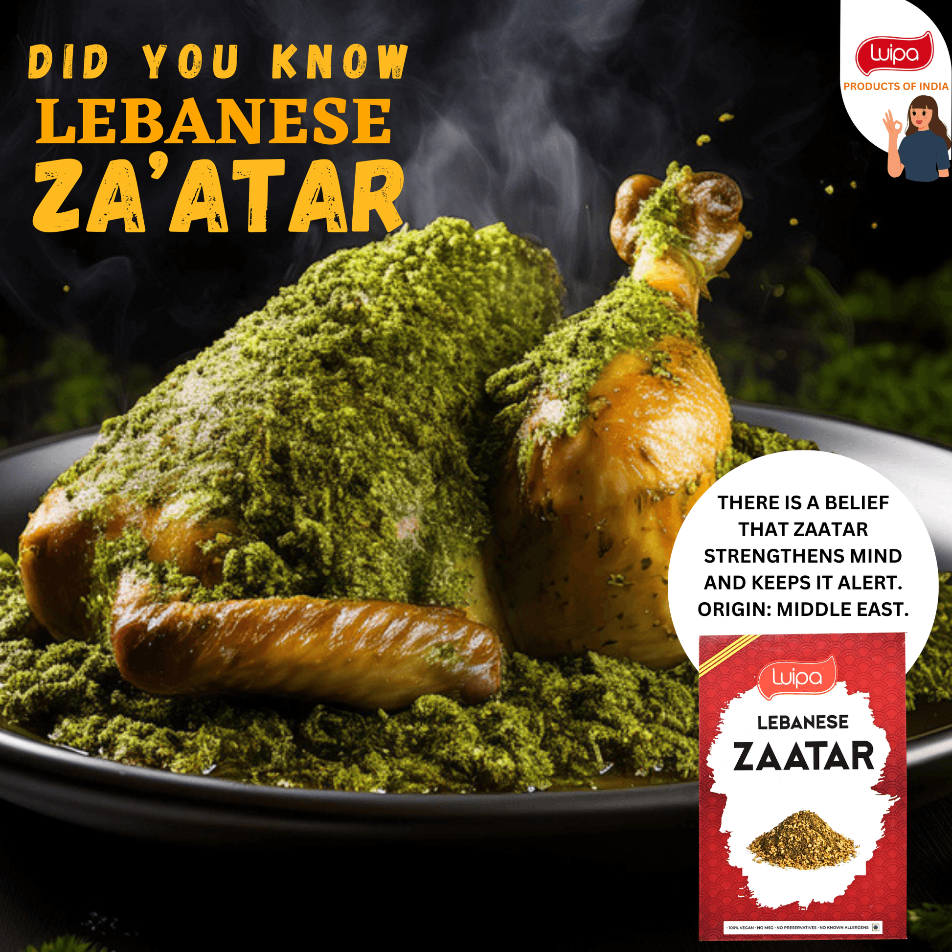 Lebanese Za'atar Powder 50g - product media