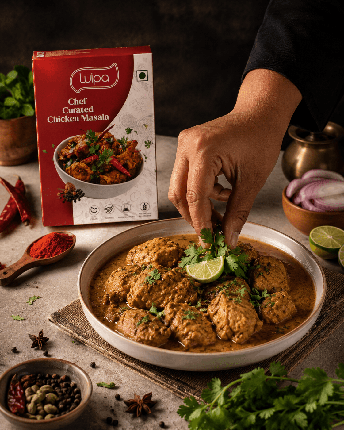 Chef-Curated Chicken Masala 50g - product media