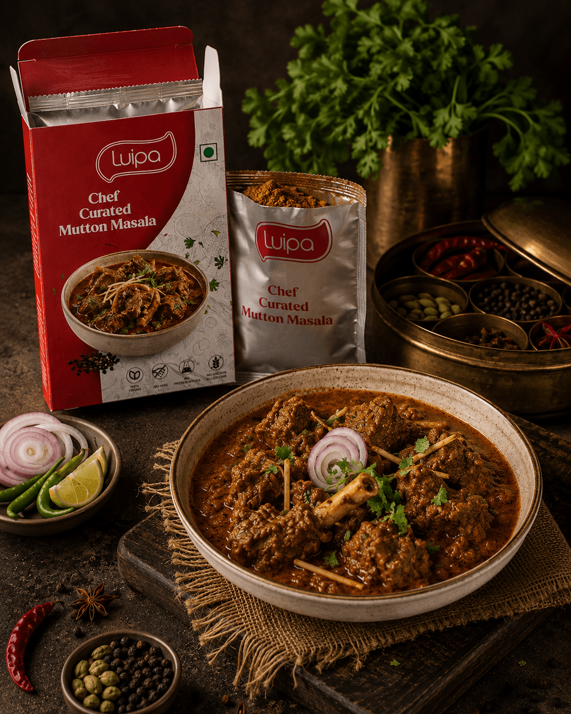 Chef-Curated Chicken Masala 50g - product media